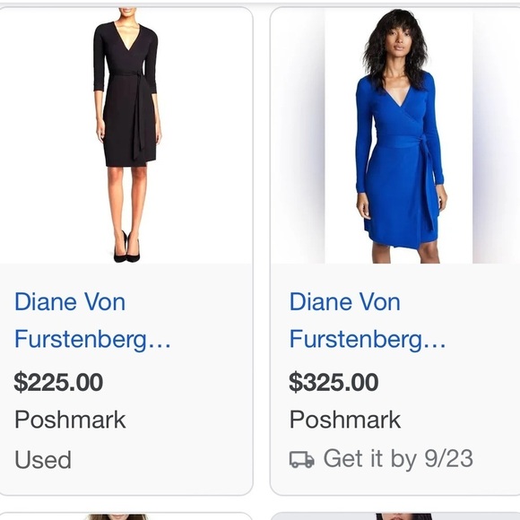 Diane Von Furstenberg, Rosina Wrap Dress, Excellent Condition, Size 8 - Picture 10 of 11